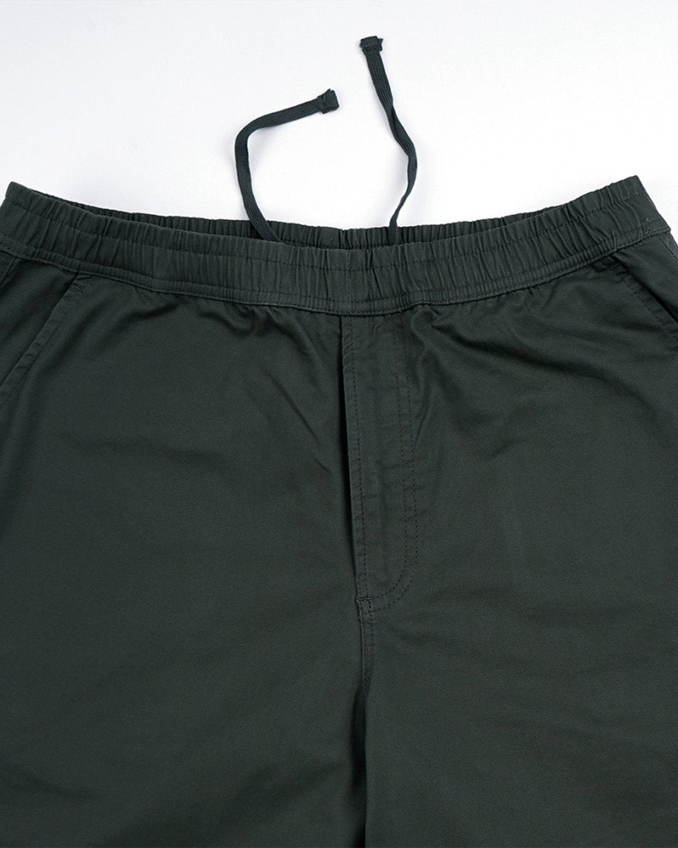 TAILORAEDGE Soft Cotton Relaxed Flexiwaist Pant In Green