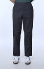 TAILORAEDGE Soft Cotton Relaxed Flexiwaist Pant In Grey