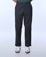 TAILORAEDGE Soft Cotton Relaxed Flexiwaist Pant In Grey
