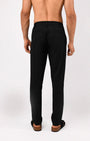 TAILORAEDGE Soft Iron Flexi Tailored Trouser In Black