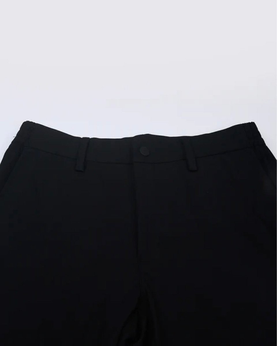 TAILORAEDGE Soft Iron Flexi Tailored Trouser In Black