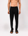 TAILORAEDGE Soft Iron Flexi Tailored Trouser In Black