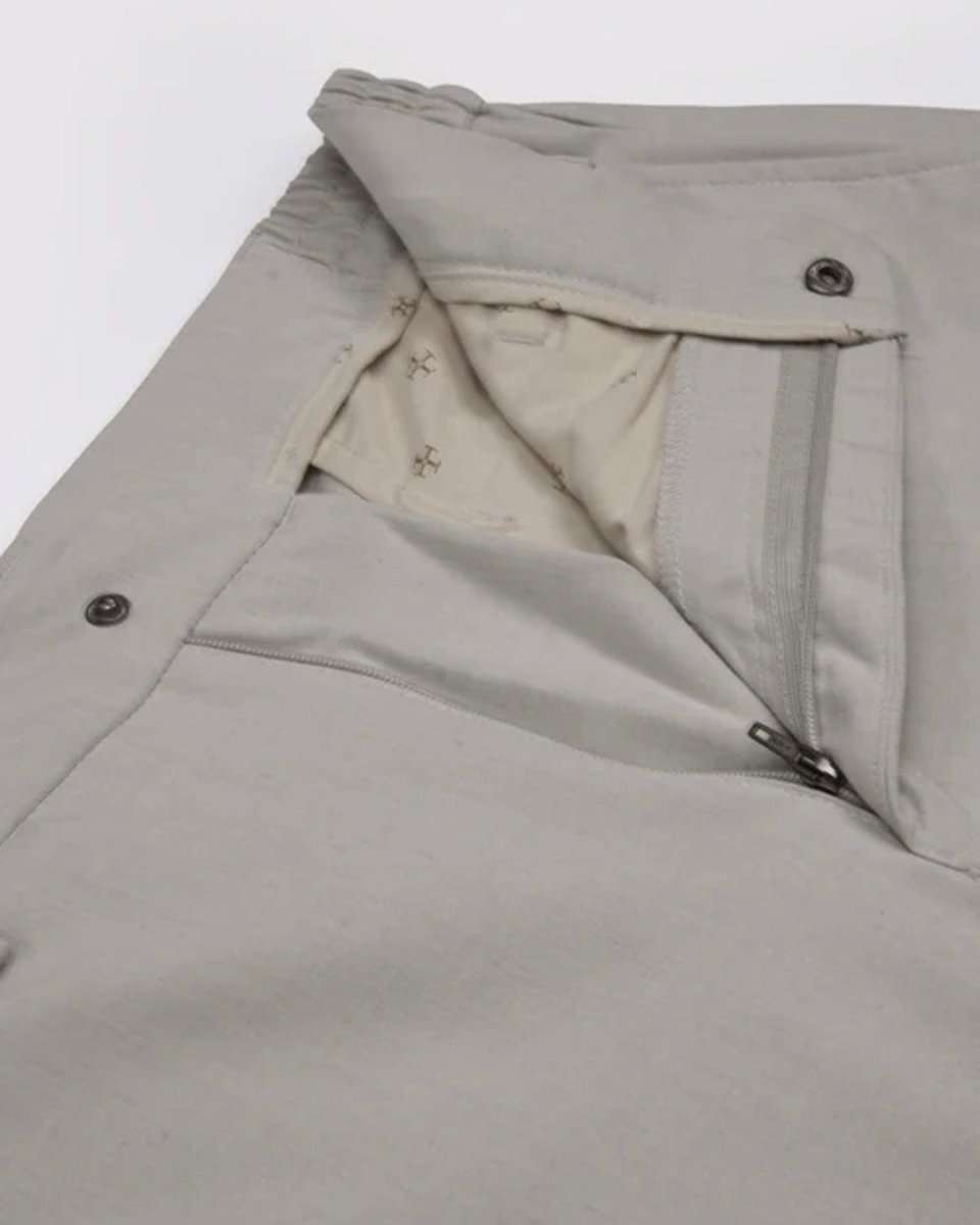 TAILORAEDGE Soft Iron Flexi Tailored Trouser In Cream