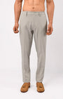 TAILORAEDGE Soft Iron Flexi Tailored Trouser In Cream
