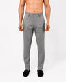 TAILORAEDGE Soft Iron Flexi Tailored Trouser In Light Grey
