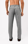 TAILORAEDGE Soft Iron Flexi Tailored Trouser In Light Grey