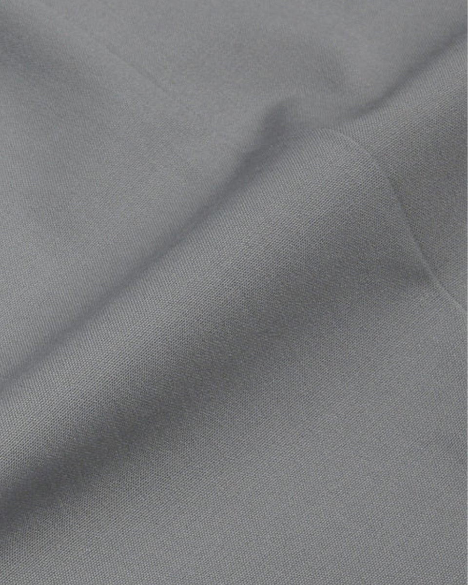 TAILORAEDGE Soft Iron Flexi Tailored Trouser In Light Grey