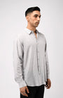 TAILORAEDGE Soft Lyocell Melange Shirt In White