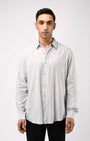 TAILORAEDGE Soft Lyocell Melange Shirt In White