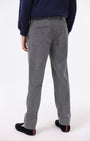TAILORAEDGE Statement Corduroy Trouser In Grey