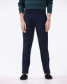 TAILORAEDGE Statement Corduroy Trouser In Navy
