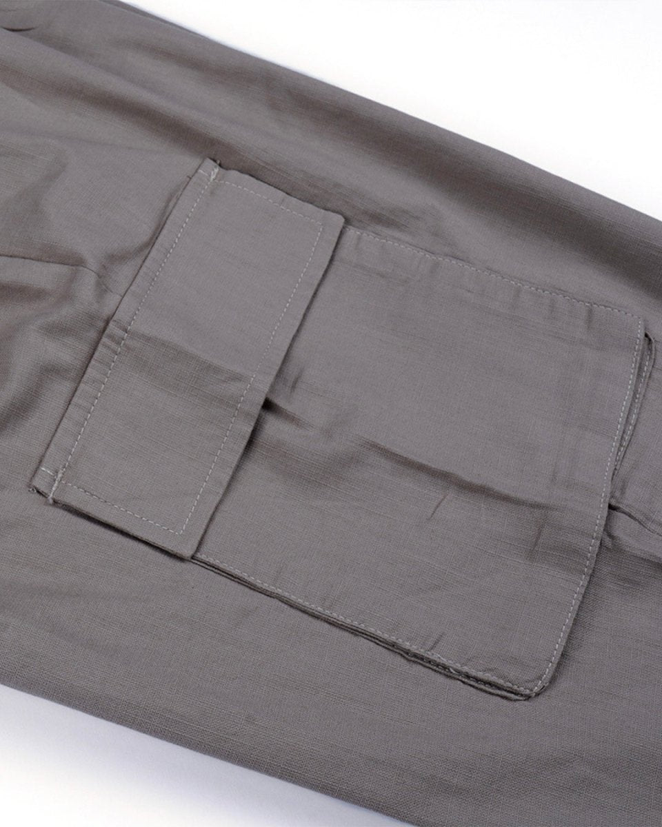 TAILORAEDGE Textured Relaxed Flexiwaist Cargo In Beige