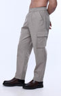 TAILORAEDGE Textured Relaxed Flexiwaist Cargo In Beige