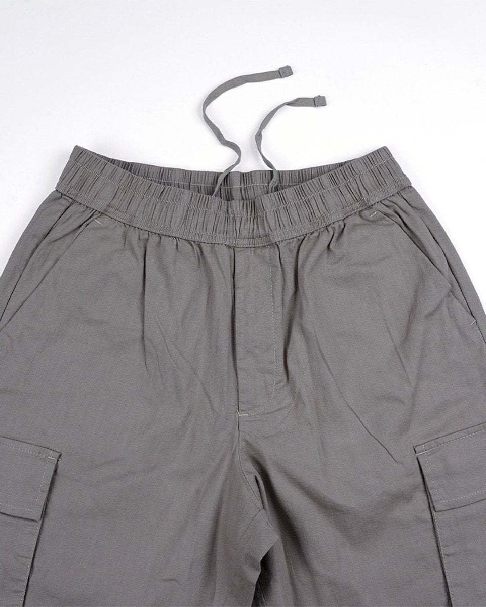 TAILORAEDGE Textured Relaxed Flexiwaist Cargo In Beige