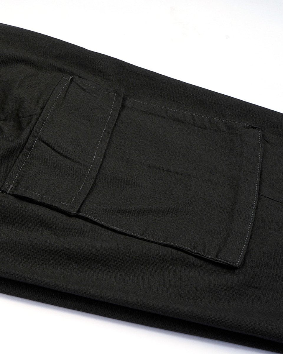 TAILORAEDGE Textured Relaxed Flexiwaist Cargo In Green