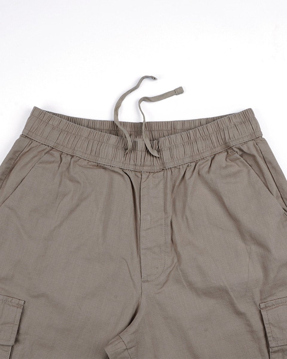 TAILORAEDGE Textured Relaxed Flexiwaist Cargo In Khaki