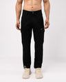 TAILORAEDGE Utility Zip Tailored Cargo Pants In Black