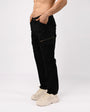 TAILORAEDGE Utility Zip Tailored Cargo Pants In Black