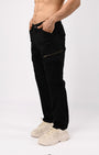 TAILORAEDGE Utility Zip Tailored Cargo Pants In Black