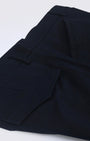 TAILORAEDGE Utility Zip Tailored Cargo Pants In Navy