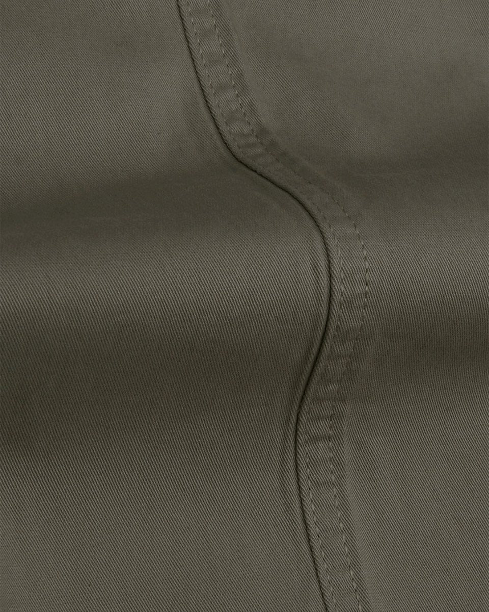 TAILORAEDGE Utility Zip Tailored Cargo Pants In Olive