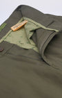 TAILORAEDGE Utility Zip Tailored Cargo Pants In Olive