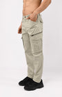 TAILORAEDGE Utility Zip Tailored Cargo Pants In Pistachio