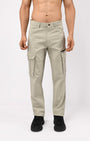 TAILORAEDGE Utility Zip Tailored Cargo Pants In Pistachio